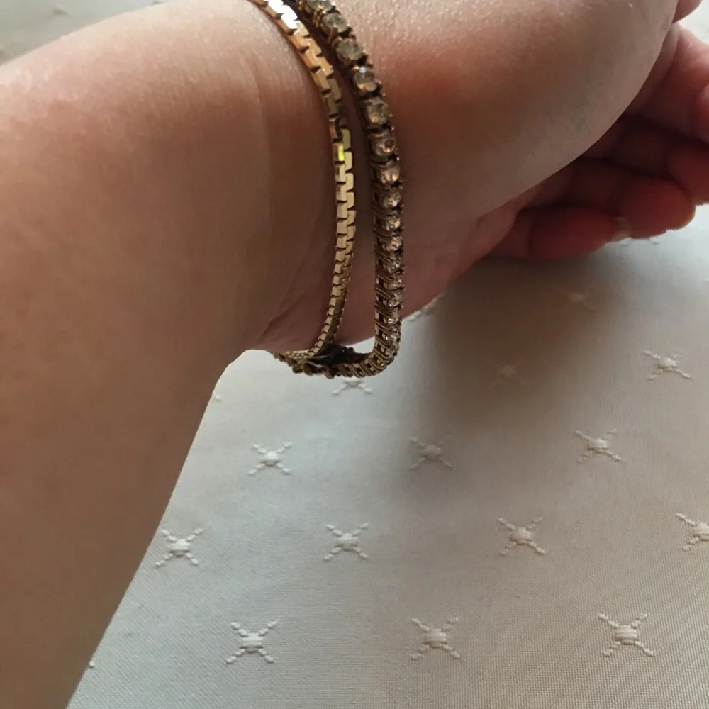 Vintage 14k Gold Tennis Bracelet